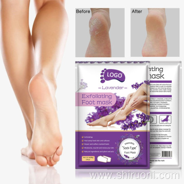 Natural Lavender Exfoliating Peel Off Foot Mask